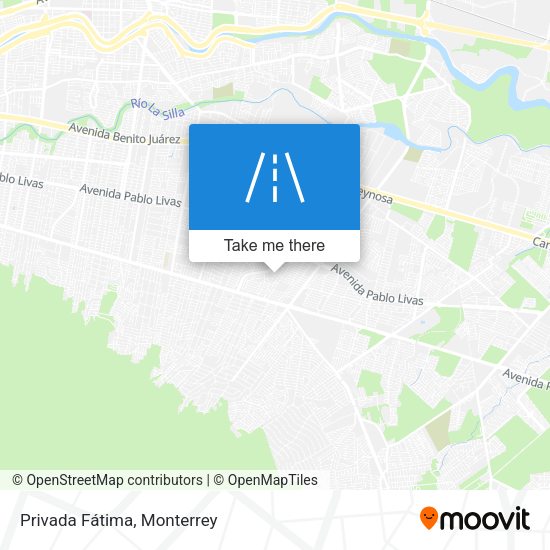 Privada Fátima map