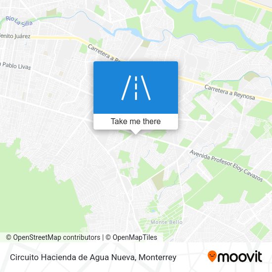 Circuito Hacienda de Agua Nueva map