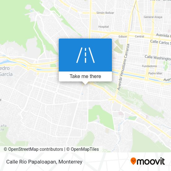 Calle Río Papaloapan map