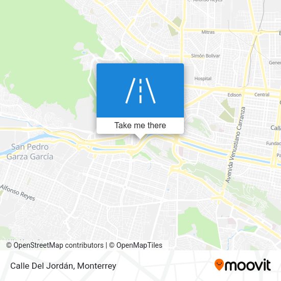 Calle Del Jordán map