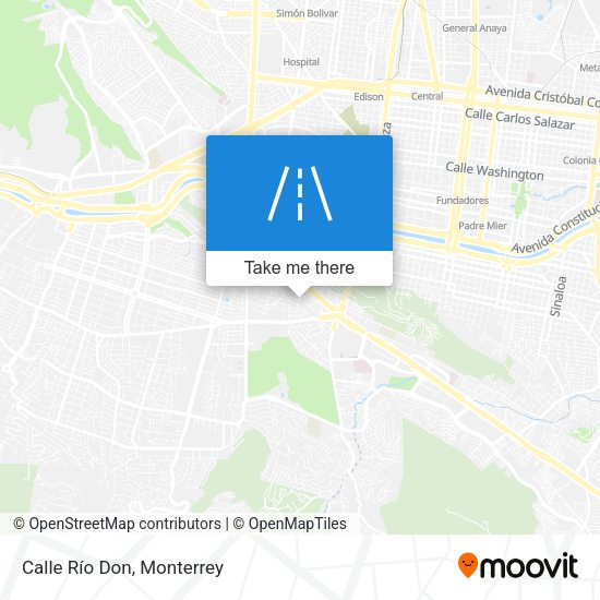 Mapa de Calle Río Don