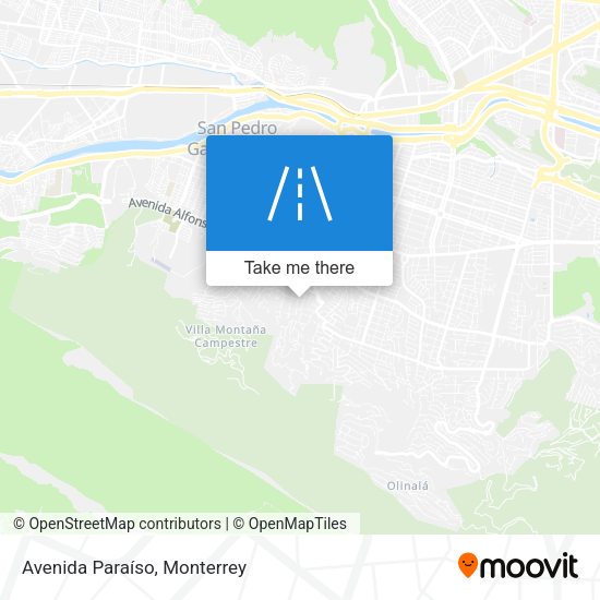 Mapa de Avenida Paraíso