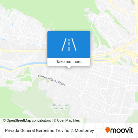 Privada General Gerónimo Treviño 2 map