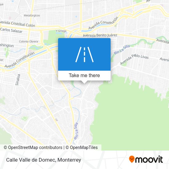 Calle Valle de Domec map