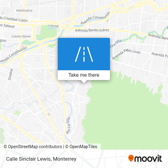 Calle Sinclair Lewis map