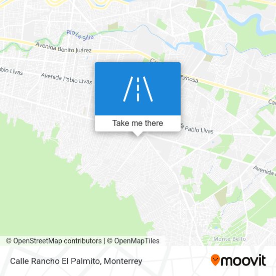 Calle Rancho El Palmito map