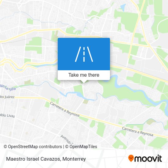 Maestro Israel Cavazos map