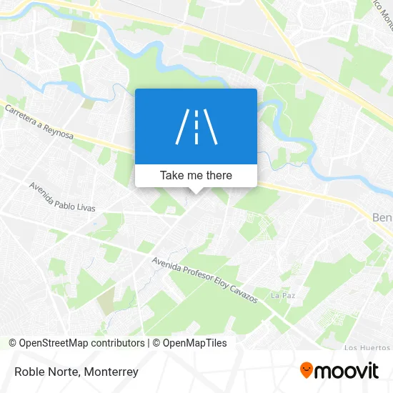 Roble Norte map
