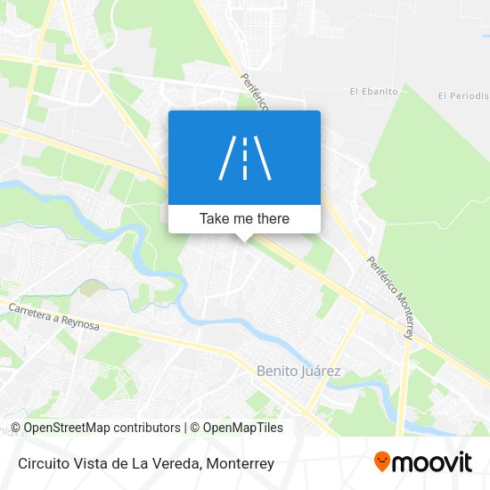 Circuito Vista de La Vereda map