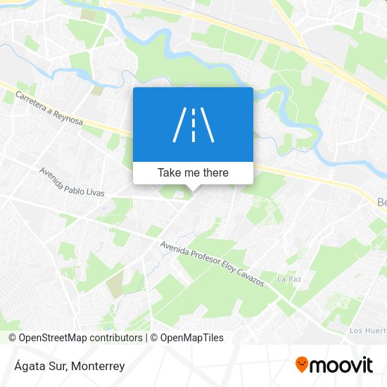 Ágata Sur map