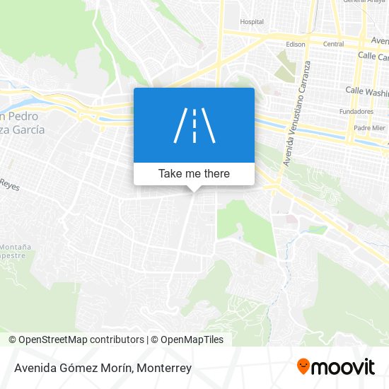 Avenida Gómez Morín map