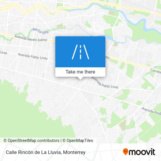 Calle Rincón de La Lluvia map