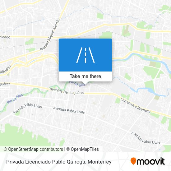 Privada Licenciado Pablo Quiroga map