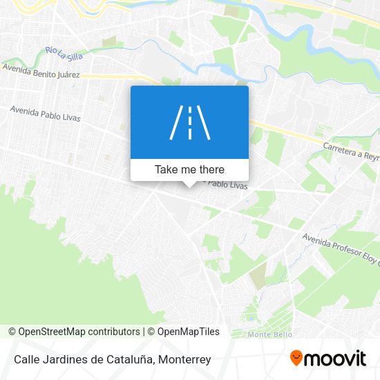 Calle Jardines de Cataluña map