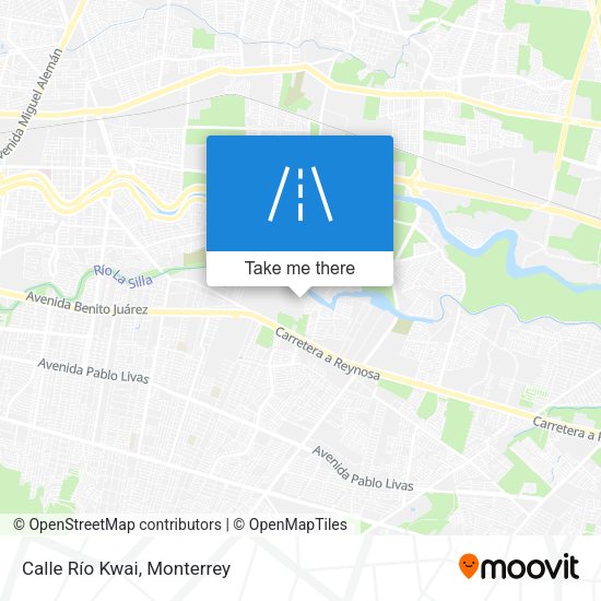 Mapa de Calle Río Kwai