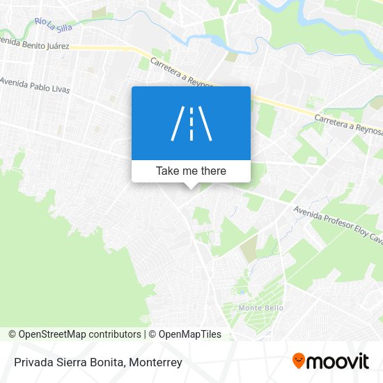 Mapa de Privada Sierra Bonita