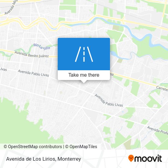 Mapa de Avenida de Los Lirios