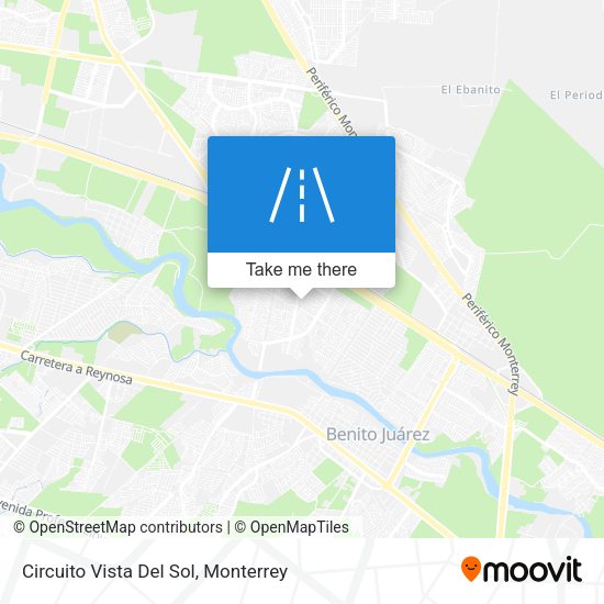 Circuito Vista Del Sol map