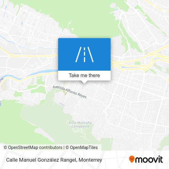 Calle Manuel González Rangel map