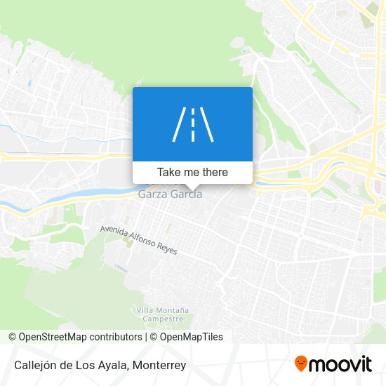 Mapa de Callejón de Los Ayala
