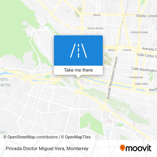 Privada Doctor Miguel Vera map