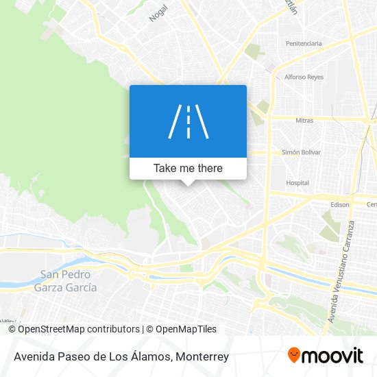 Mapa de Avenida Paseo de Los Álamos