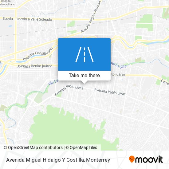 Avenida Miguel Hidalgo Y Costilla map
