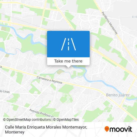 Mapa de Calle María Enriqueta Morales Montemayor