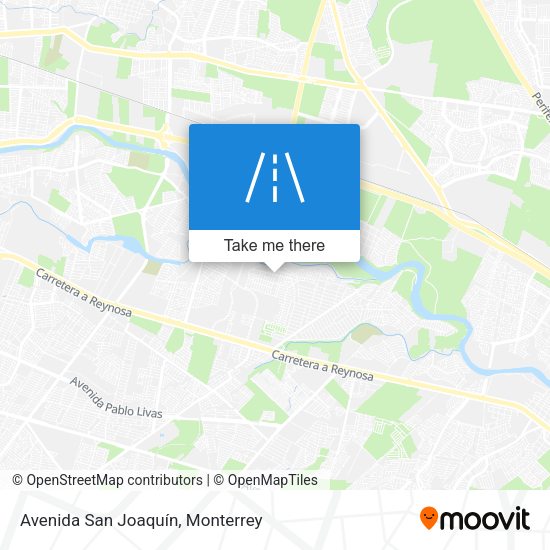 Avenida San Joaquín map