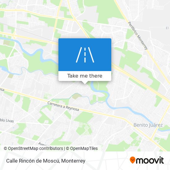 Mapa de Calle Rincón de Moscú