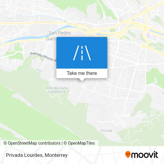 Mapa de Privada Lourdes