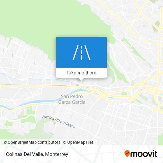 Colinas Del Valle map