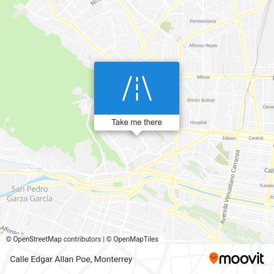 Calle Edgar Allan Poe map