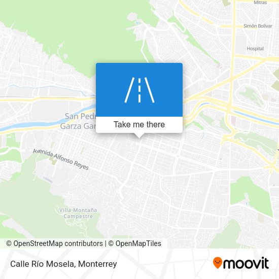 Mapa de Calle Río Mosela