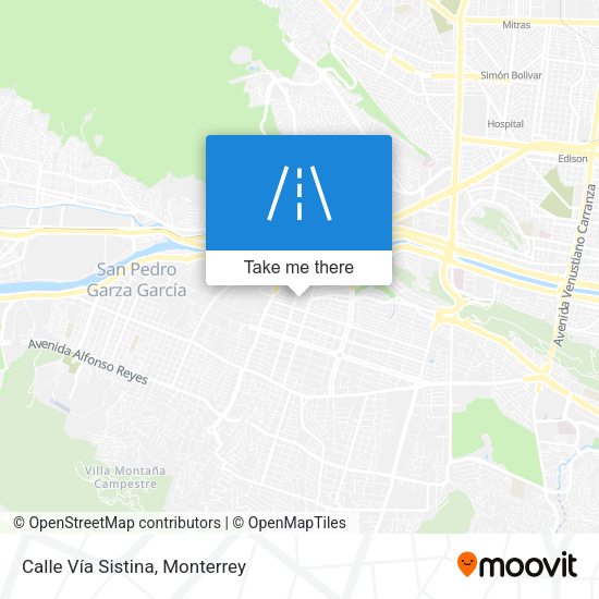 Calle Vía Sistina map