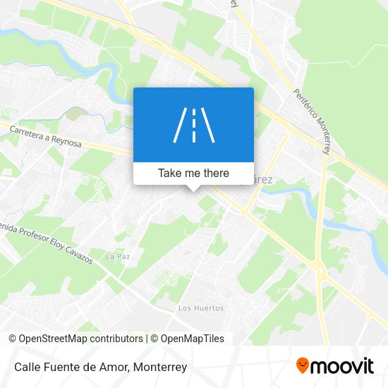 Calle Fuente de Amor map