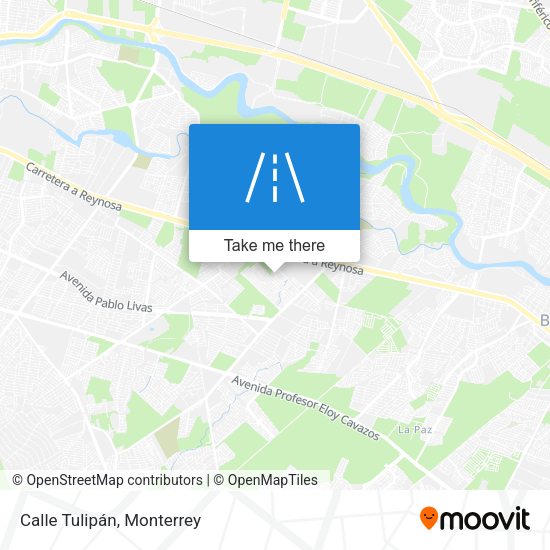 Mapa de Calle Tulipán