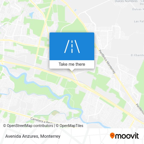 Mapa de Avenida Anzures