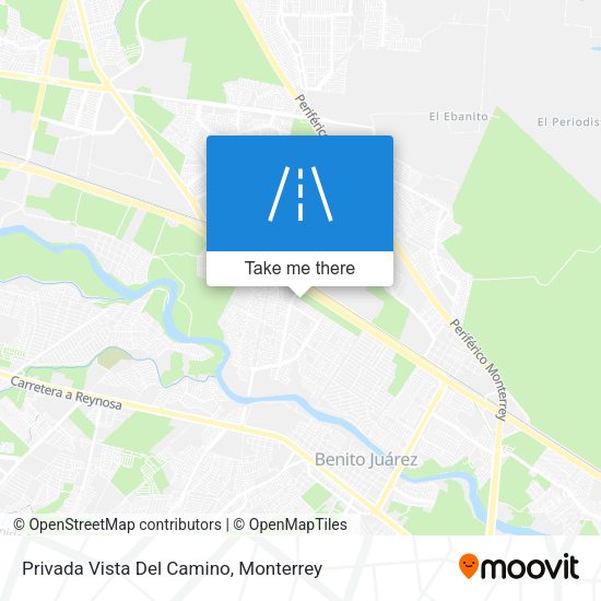 Privada Vista Del Camino map