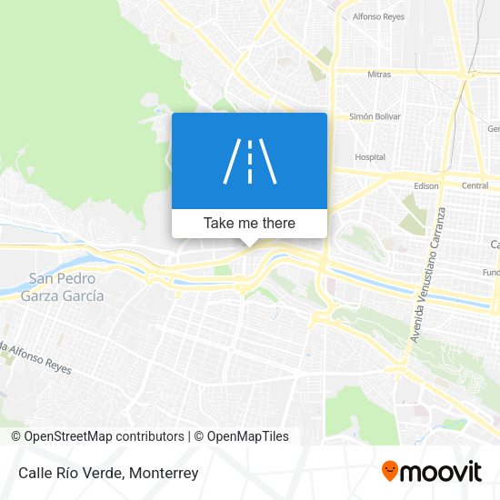 Calle Río Verde map