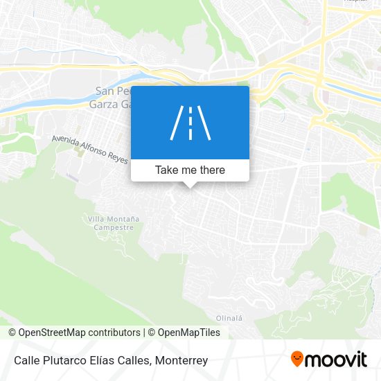 Calle Plutarco Elías Calles map