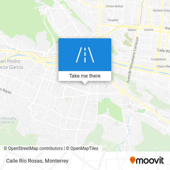 Calle Río Rosas map