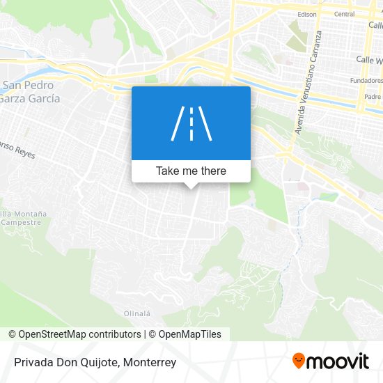 Mapa de Privada Don Quijote