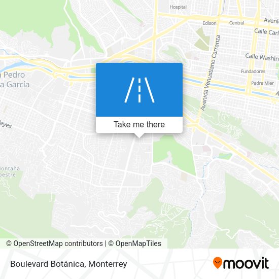 Boulevard Botánica map