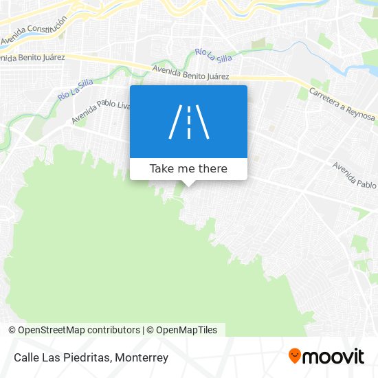 Calle Las Piedritas map