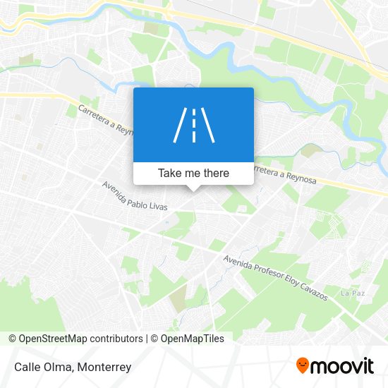 Mapa de Calle Olma