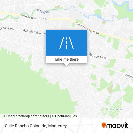 Mapa de Calle Rancho Colorado