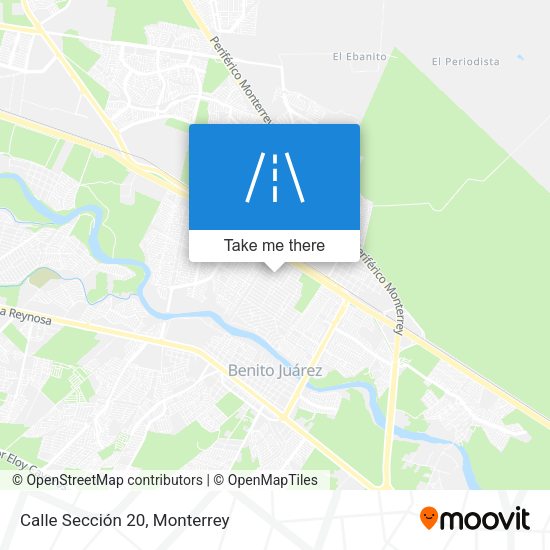 Mapa de Calle Sección 20