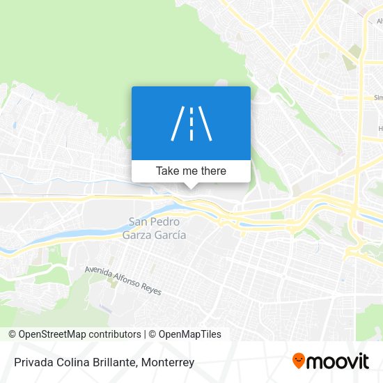 Mapa de Privada Colina Brillante