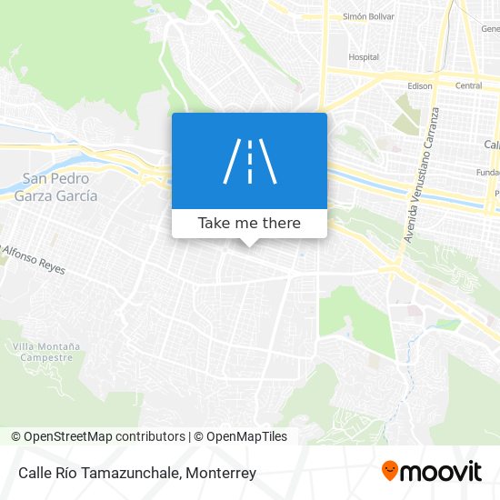 Mapa de Calle Río Tamazunchale